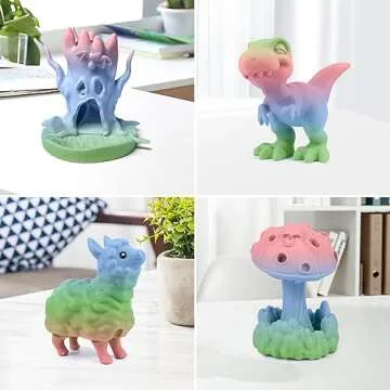 Vibrant iSANMATE Rainbow PLA Filament for 3D Printing