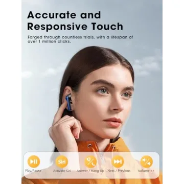 ZZU Wireless Earbuds with Big Bass and 48 Hours Playtime