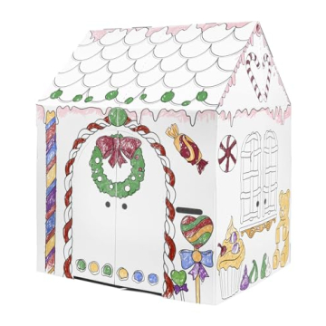 Easy Playhouse Gingerbread House for Kids' Creative Fun