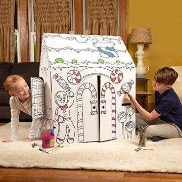Easy Playhouse Gingerbread House for Kids' Creative Fun