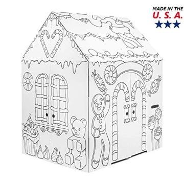Easy Playhouse Gingerbread House for Kids' Creative Fun