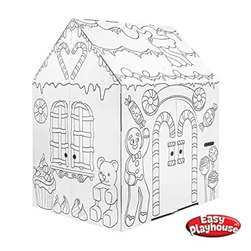 Easy Playhouse Gingerbread House for Kids' Creative Fun