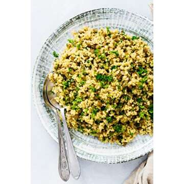 Vegan Med Cuisine Yellow Bulgur Wheat - Quick & Nutritious