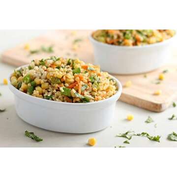 Vegan Med Cuisine Yellow Bulgur Wheat - Quick & Nutritious