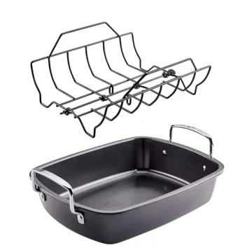 Circulon Nonstick Roasting Pan with Easy Serve Rack