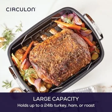 Circulon Nonstick Roasting Pan with Easy Serve Rack