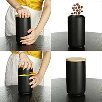 YYW Stylish Ceramic Food Storage Jar for Kitchen