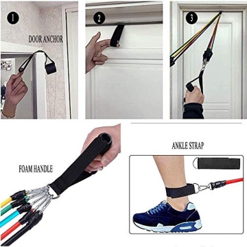 Versatile Resistance Exercise Bands Set for Home Workouts