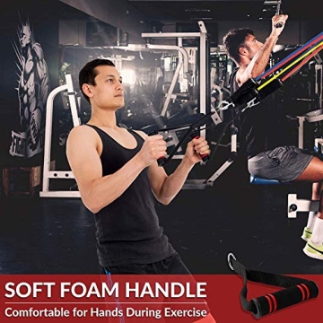 Versatile Resistance Exercise Bands Set for Home Workouts