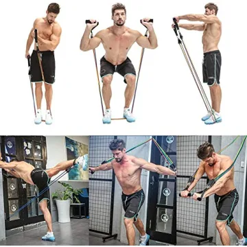 Versatile Resistance Exercise Bands Set for Home Workouts