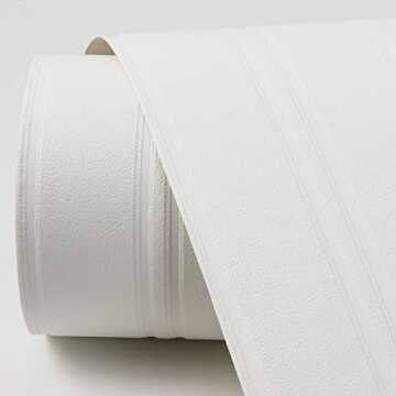 Brewster 144-59016 Beadboard Paintable, White , Brown