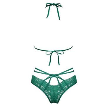 Lingerie Lace Babydoll 2 Piece Sexy Bra and Panty Set