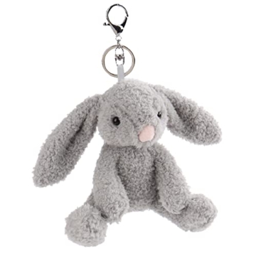 Mini Bunny Plush Keychain for Kids Backpack Super Cute