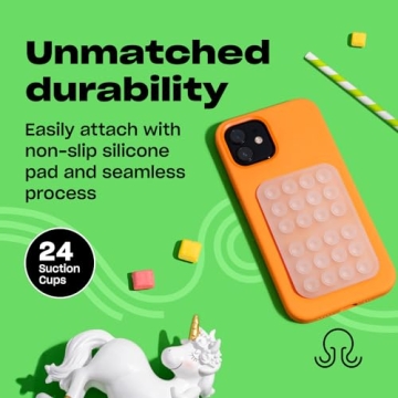 OCTOBUDDY Silicone Suction Phone Case Mount