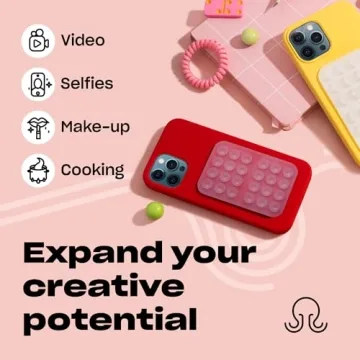 OCTOBUDDY Silicone Suction Phone Case Mount