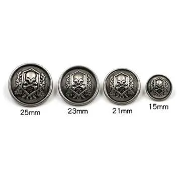 KENDANY 14-Piece Metal Blazer Button Set for Stylish Upgrades