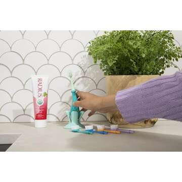 RADIUS Organic Kids Toothpaste 3oz Dragon Fruit Flavor