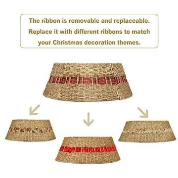 KI Store Christmas Tree Collar 28-Inch for Holiday Style