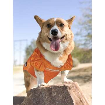 Pets First NCAA College Tennessee Volunteers Mesh Jersey for DOGS & CATS, Size Small, Licensed Dog Jersey with your Favorite Football/Basketball College Team