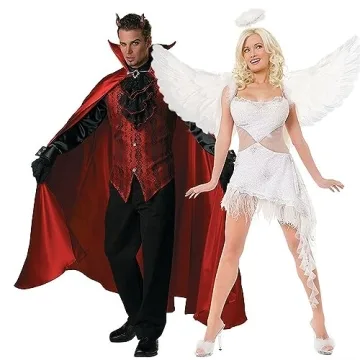 White Angel Wings & Halo Set for Women - Halloween & Christmas Costume