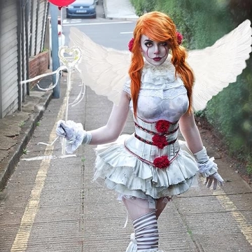 White Angel Wings & Halo Set for Women - Halloween & Christmas Costume