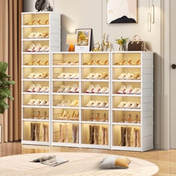 CIMLORD 6-Tier Foldable Shoe Rack Organizer for Closet