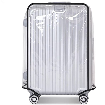 JenKin Luggage Protector Clear PVC Suitcase Cover 20-30 Inch