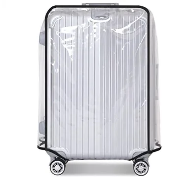 JenKin Luggage Protector Clear PVC Suitcase Cover 20-30 Inch