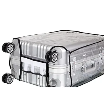 JenKin Luggage Protector Clear PVC Suitcase Cover 20-30 Inch