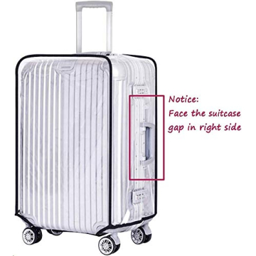 JenKin Luggage Protector Clear PVC Suitcase Cover 20-30 Inch