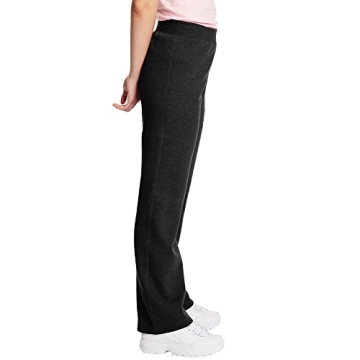 EcoSmart Women's Large Sweatpants in Ebony - Hanes