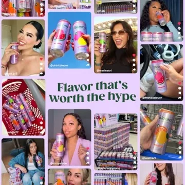 Bloom Sparkling Energy Drink - Zero Sugar, 180mg Caffeine