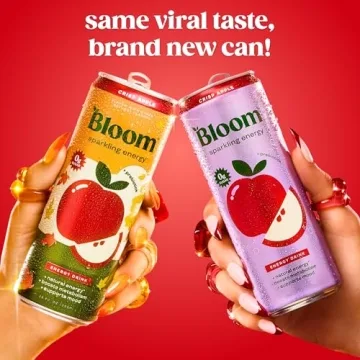 Bloom Sparkling Energy Drink - Zero Sugar, 180mg Caffeine