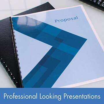 Mead CombBind Binding Spines, 3/8", 55 Sheets, 125 Pack