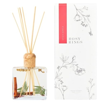 Rosy Rings Spicy Apple Reed Diffuser - Lasts 6-12 Months