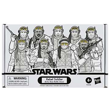 STAR WARS The Vintage Collection 3.75-Inch Rebel Soldier (Echo Base Battle Gear) 4-Pack Action Figur...