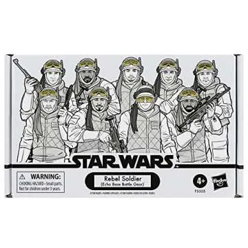 STAR WARS The Vintage Collection 3.75-Inch Rebel Soldier (Echo Base Battle Gear) 4-Pack Action Figur...