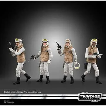 STAR WARS The Vintage Collection 3.75-Inch Rebel Soldier (Echo Base Battle Gear) 4-Pack Action Figure Set F5555 Ages 4 and Up