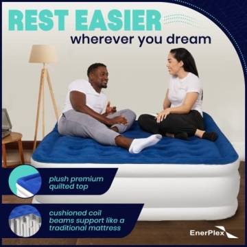 EnerPlex Queen Air Mattress with Built-in Pump