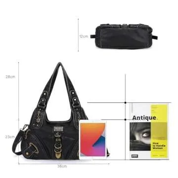 Angelkiss Hobo Purses and handbags for Women Satchel Handbag Women Purses Large Daily Shoulder Bags