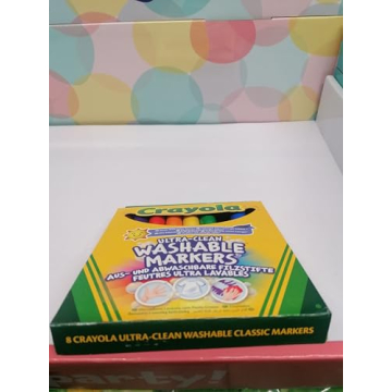 Crayola 8 Ct Broad Line Washable Markers for Kids