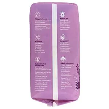 Eco-Friendly Natracare Night Time Maxi Pads - 10 Count