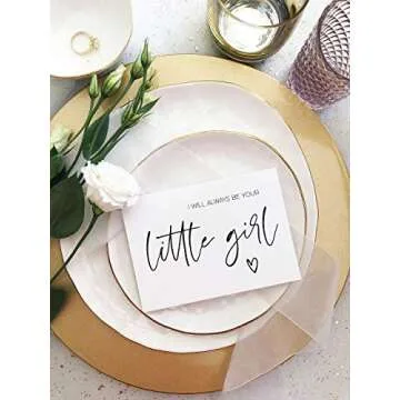 To My Parents Wedding Day Card from Daughter - Elegant Keepsake for Mom and Dad