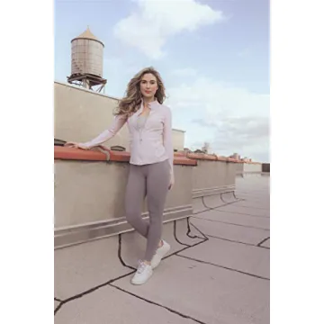 90 Degree By Reflex Ankle Length High Waist Power Flex Leggings - 7/8 Tummy Control Yoga Pants - Black - XS