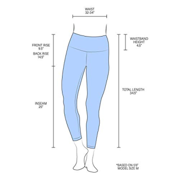 90 Degree By Reflex Ankle Length High Waist Power Flex Leggings - 7/8 Tummy Control Yoga Pants - Black - XS