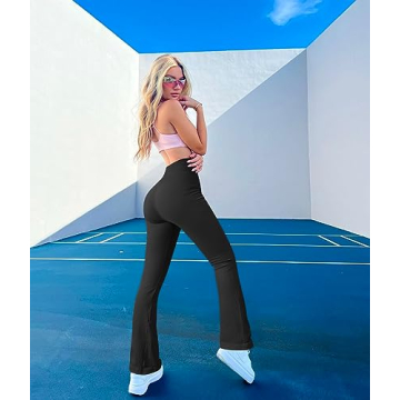 OQQ Women's High Waist Yoga Pants for Comfort and Style