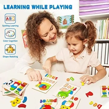 BOZE SUPOD Toddler Puzzles for Learning & Fun