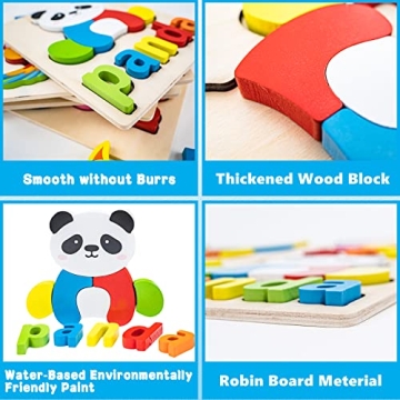 BOZE SUPOD Toddler Puzzles for Learning & Fun