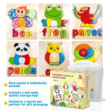 BOZE SUPOD Toddler Puzzles for Learning & Fun