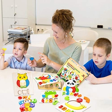 BOZE SUPOD Toddler Puzzles for Learning & Fun